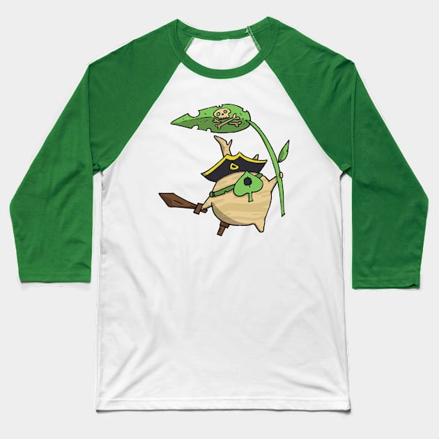 Yahahaarrgh! Baseball T-Shirt by The Shiny Workshop